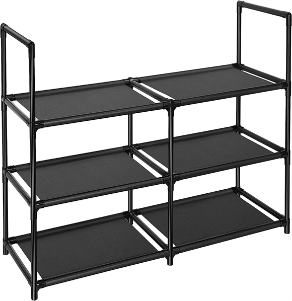 Shoe rack without cover